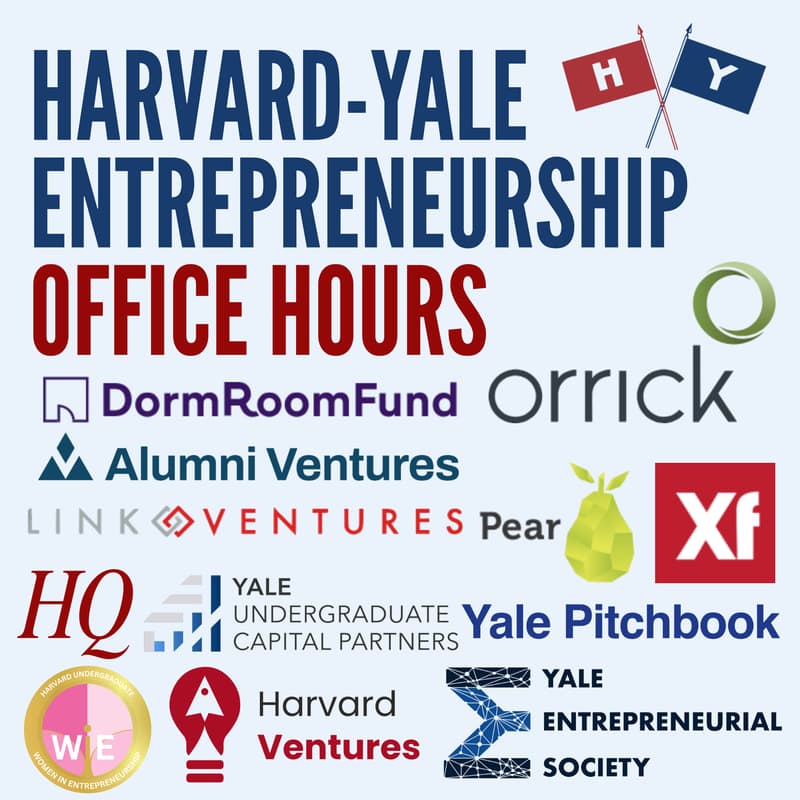 Cover Image for Harvard-Yale Office Hours: Orrick, Link Ventures, Xfund, Alumni Ventures, Pear VC, Dorm Room Fund