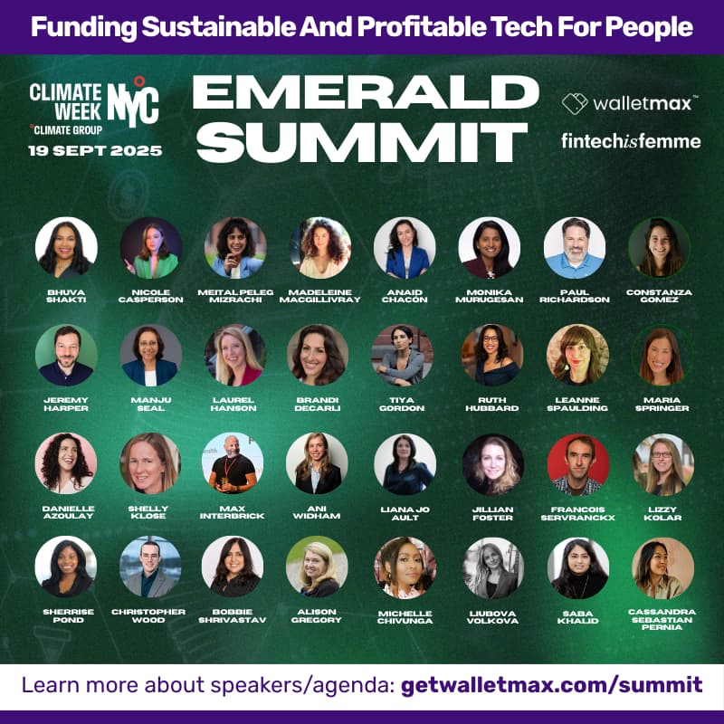 Cover Image for Wallet Max and Fintech Is Femme Present: The Emerald Climate Fintech Summit 2025
