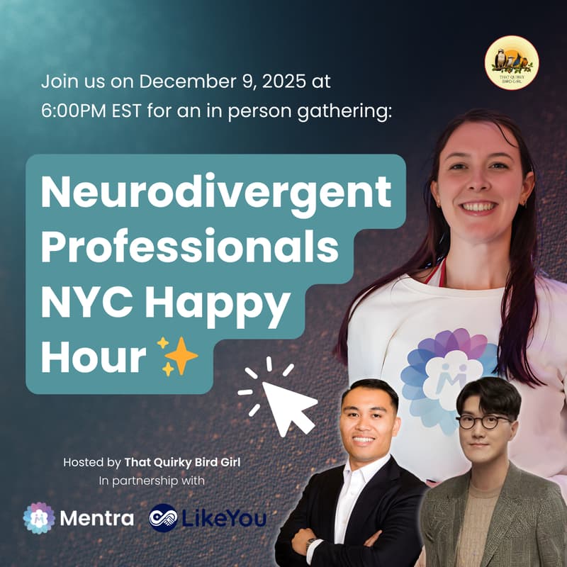 Cover Image for Neurodivergent Professionals NYC Happy Hour✨