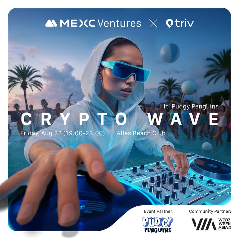 Cover Image for MEXC Ventures & TRIV Present: Crypto Wave ft.Pudgy Penguins