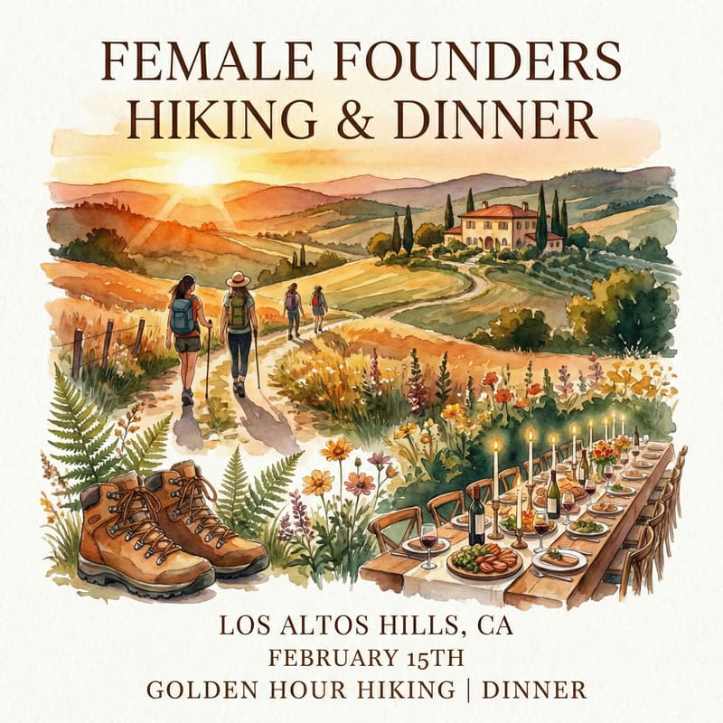 Cover Image for ⛰️ Hike + Dinner: Female Founders & Investors