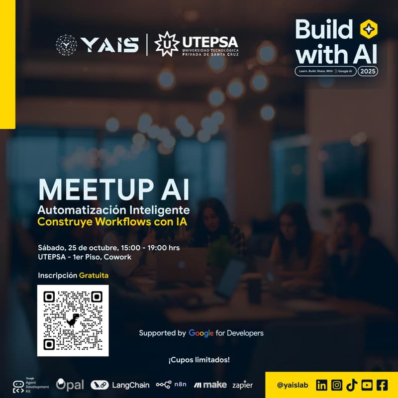 Cover Image for Meetup AI: Automatización Inteligente