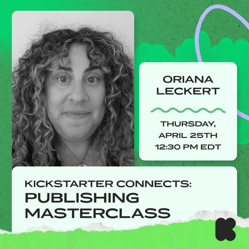 Cover Image for Kickstarter Connects: Publishing Masterclass