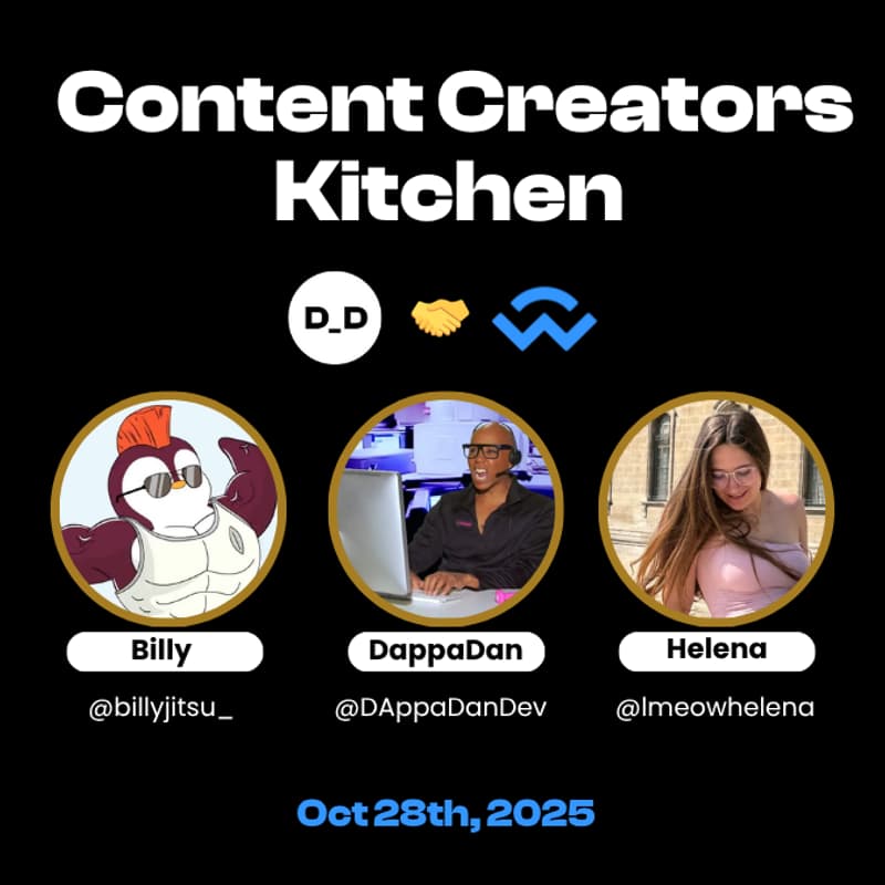 Cover Image for Content Creator Kitchen — Tips and tricks for aspiring content creators
