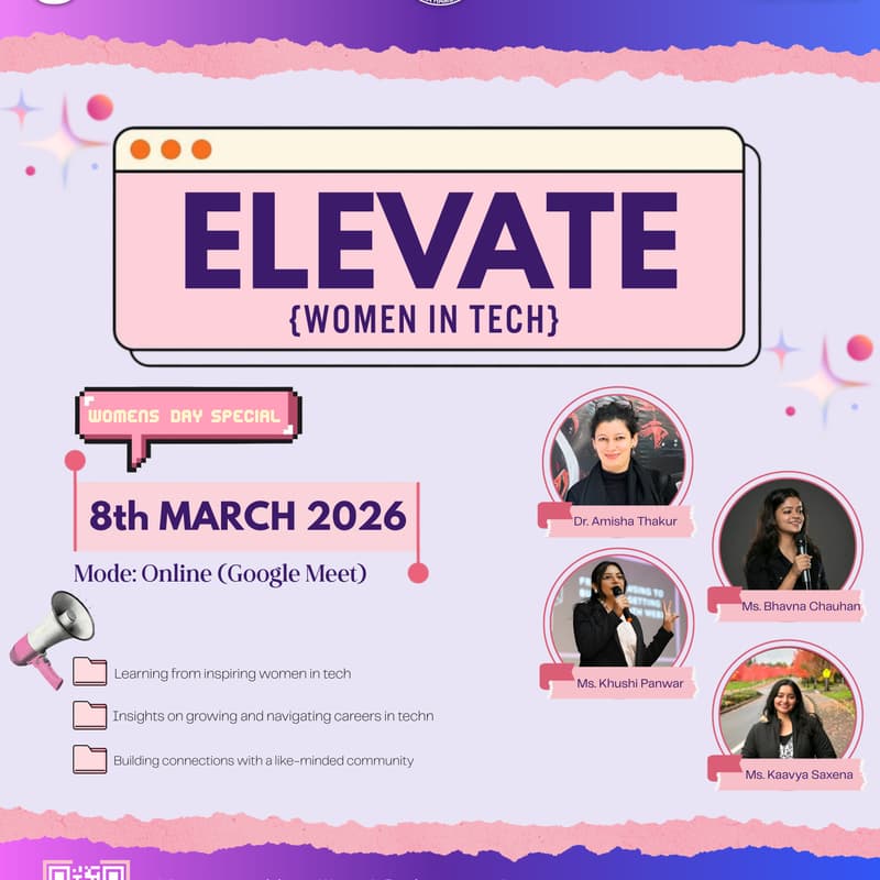 Cover Image for Women In Tech : Elevate ✨