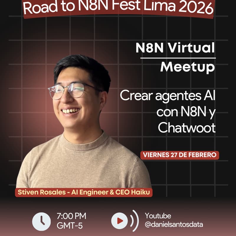 Cover Image for N8N Virtual: Crea Agentes IA con N8N Y Chatwoot