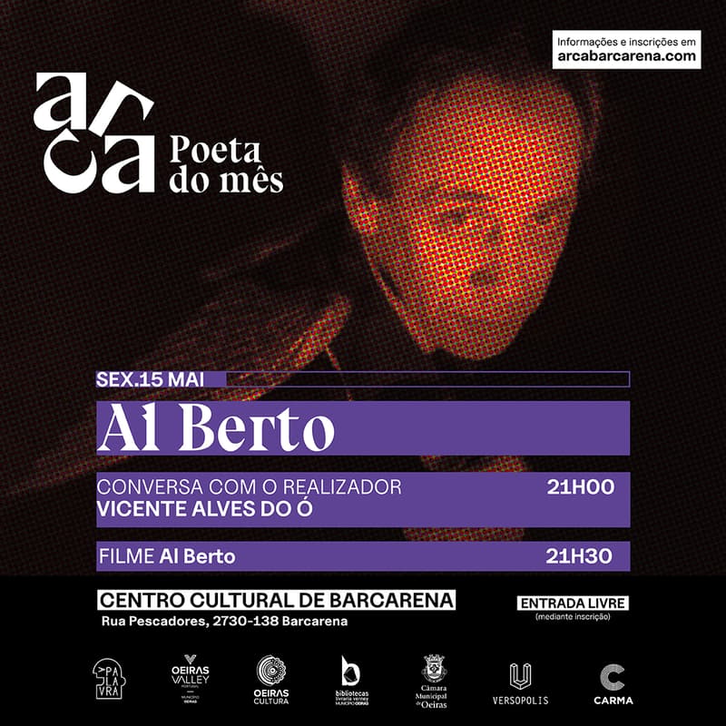 Cover Image for Poeta do Mês: Al Berto (Exibição do Filme e Conversa com realizador Vicente Alves do Ó)