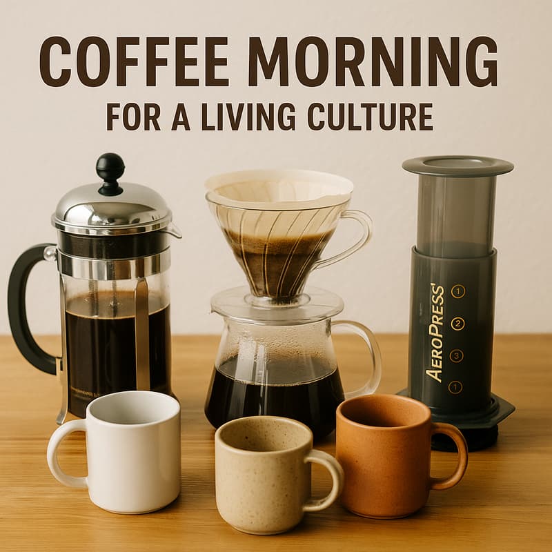 Cover Image for September Coffee Morning for a Living Culture
