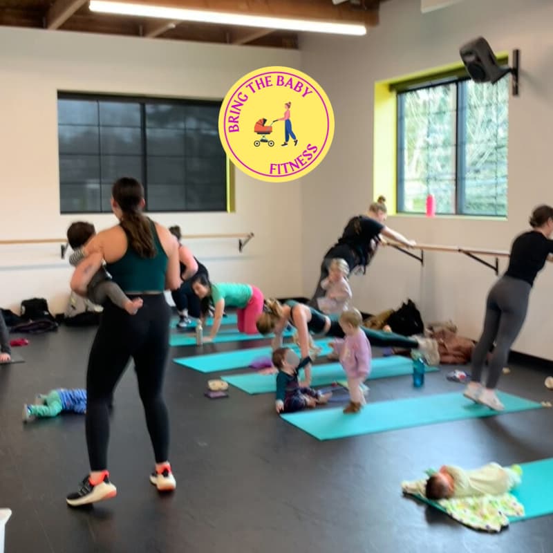 Cover Image for Postpartum Fitness Class, Mom and Baby Workout, NE Seattle 98115