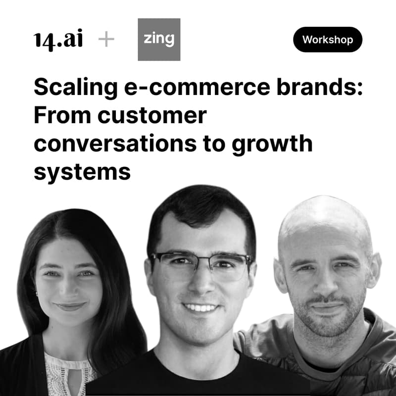 Cover Image for Scaling e-commerce brands: From customer conversations to growth systems