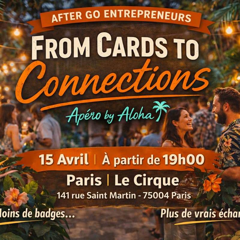 Cover Image for 🍸 After Go Entrepreneurs – Apéro by Aloha