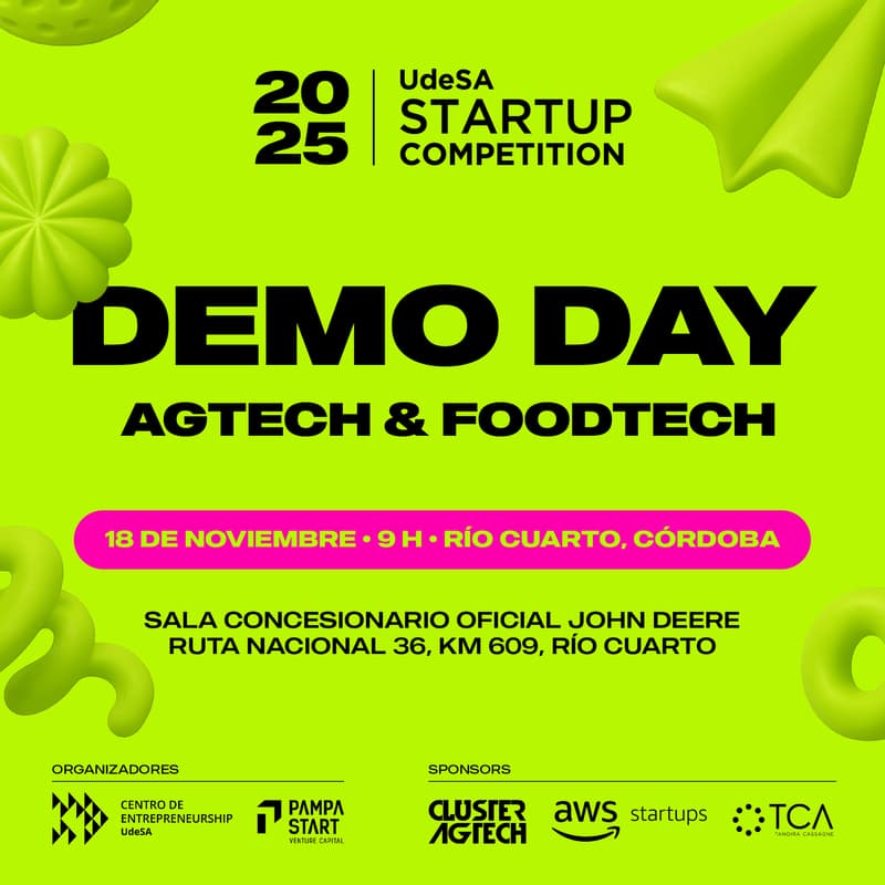 Cover Image for Demo Day - UdeSA Startup Competition "AgTech & FoodTech"