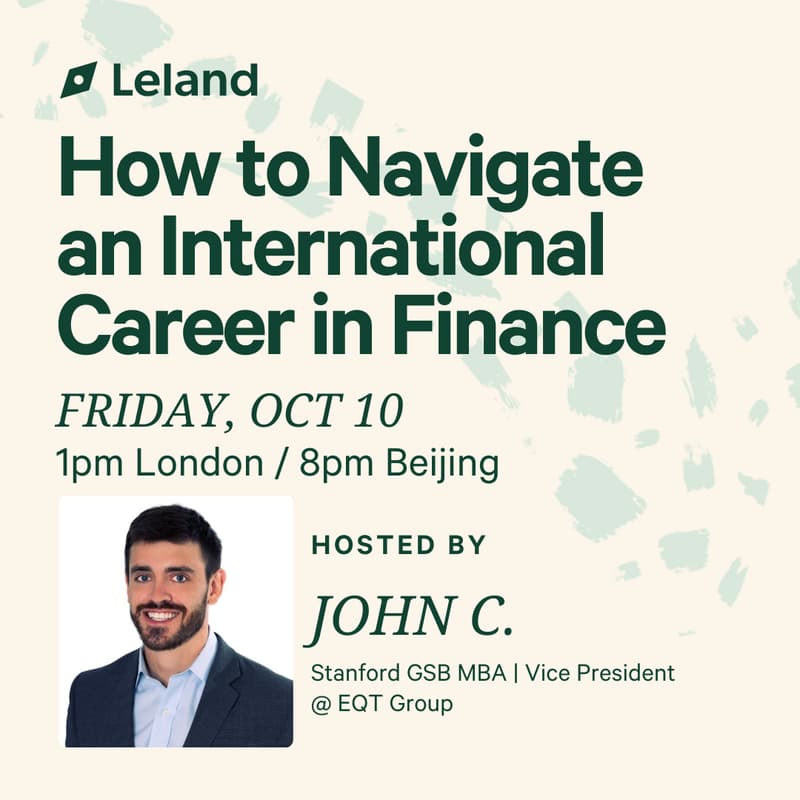 Cover Image for How to Navigate an International Career in Finance