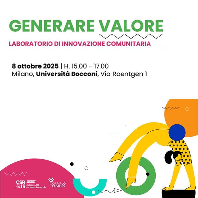 Cover Image for Generare Valore: laboratorio di innovazione comunitaria