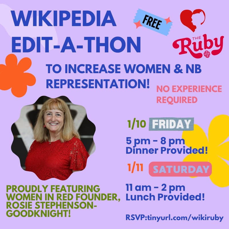 Cover Image for A Wikipedia Workshop For More Women & NB Stories! Session 2