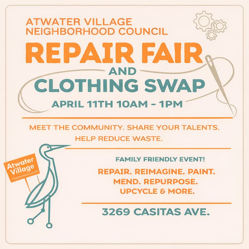 Cover Image for Atwater Village Repair Fair and Radical Clothes Swap