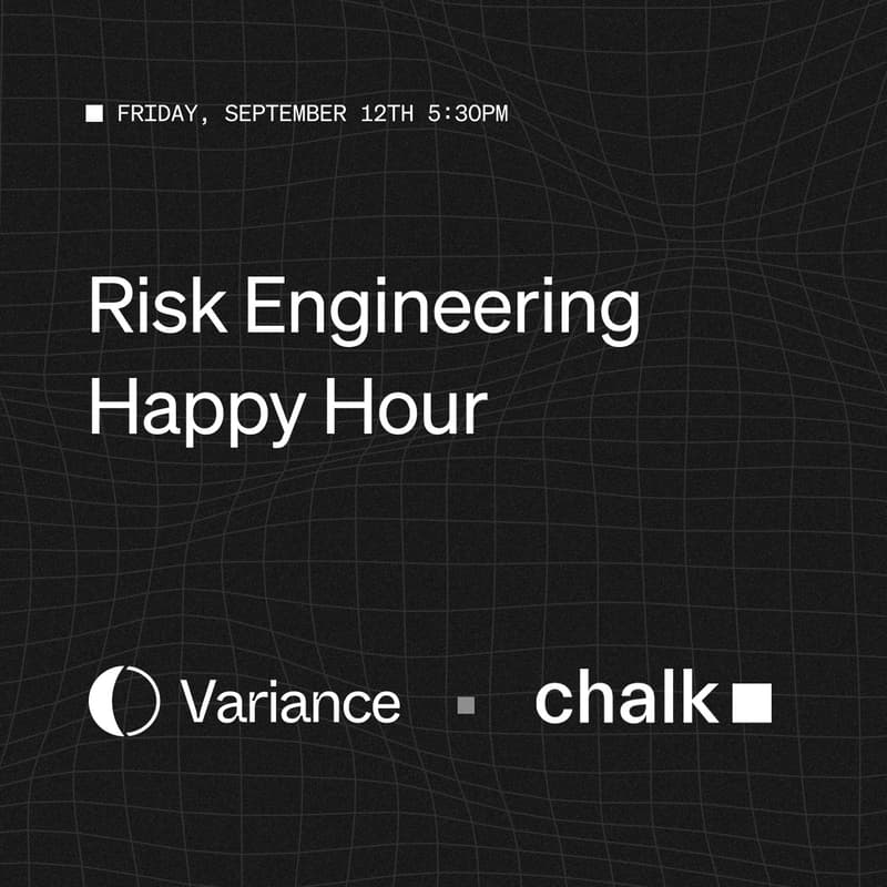 Cover Image for Variance x Chalk: Risk Engineering Happy Hour