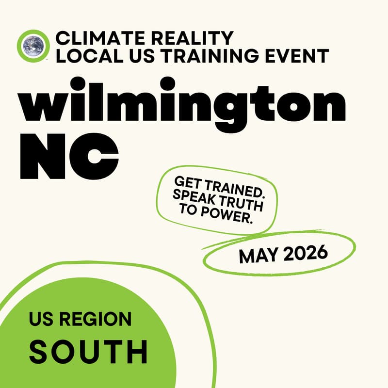 Cover Image for Wilmington, NC - Climate Reality Local Training Event