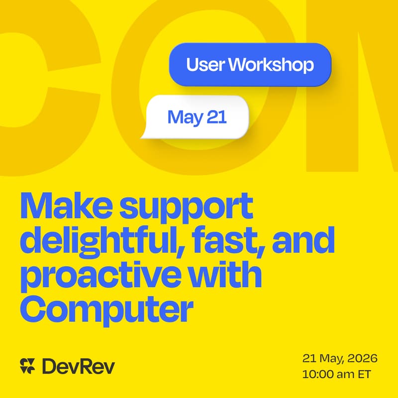 Cover Image for Make Support Delightful, Fast, and Proactive with Computer
