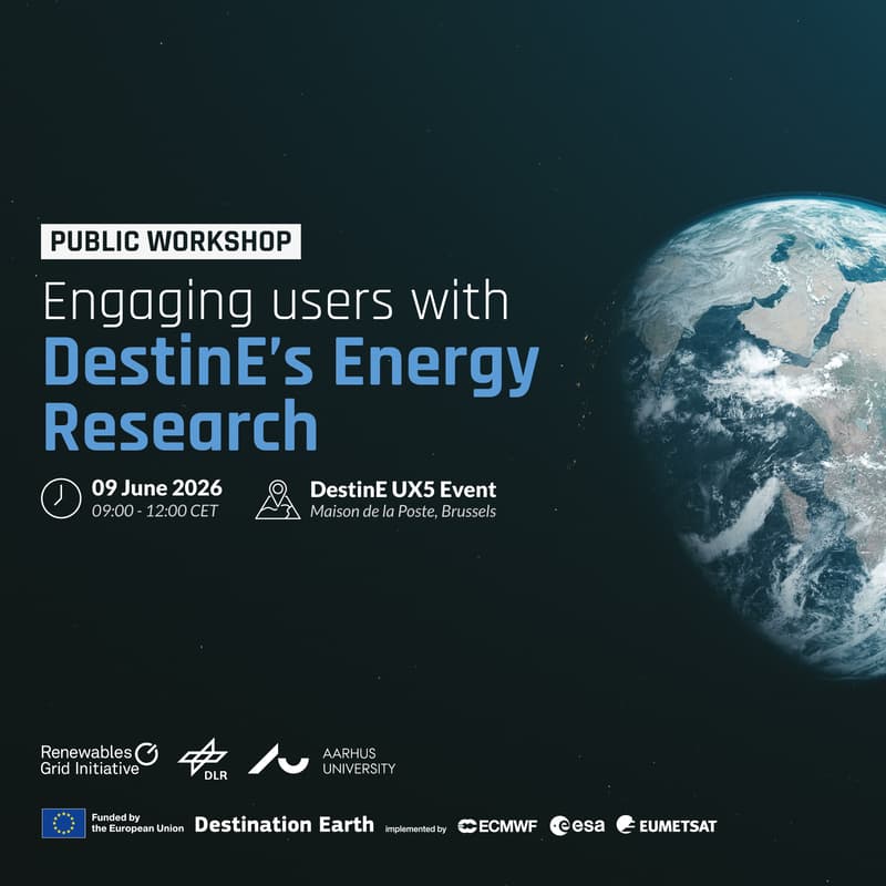 Cover Image for Engaging users with DestinE’s energy research