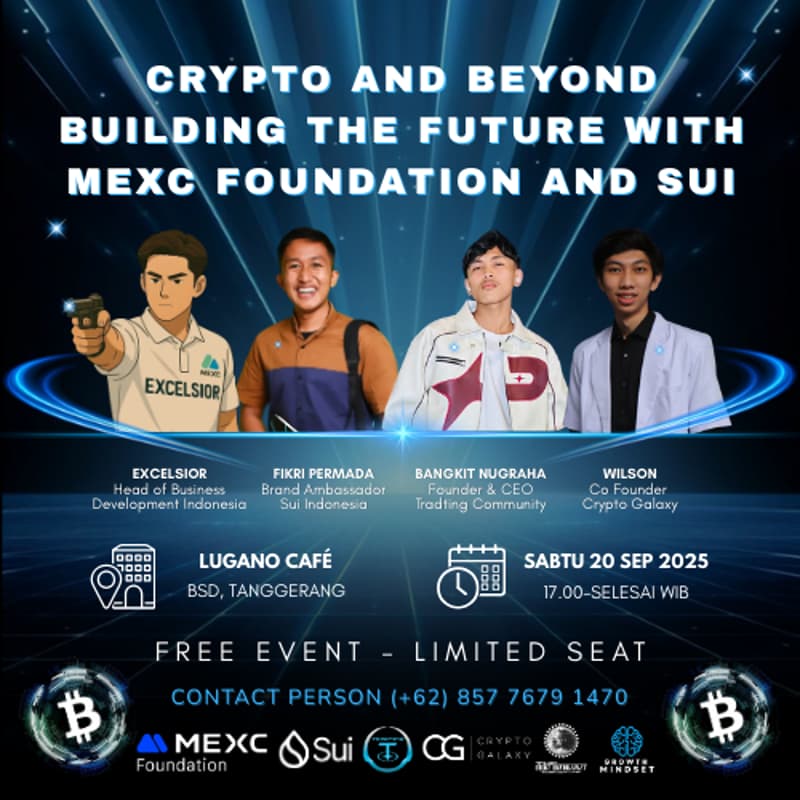 Cover Image for Crypto & Beyond Building the Future with MEXC FOUNDATION and SUI