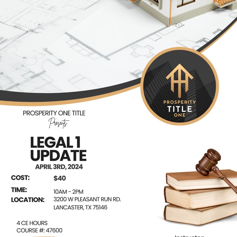 Cover Image for Legal 1 Update 