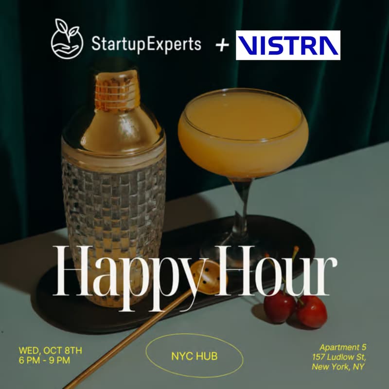 Cover Image for StartupExperts NYC: October Happy Hour