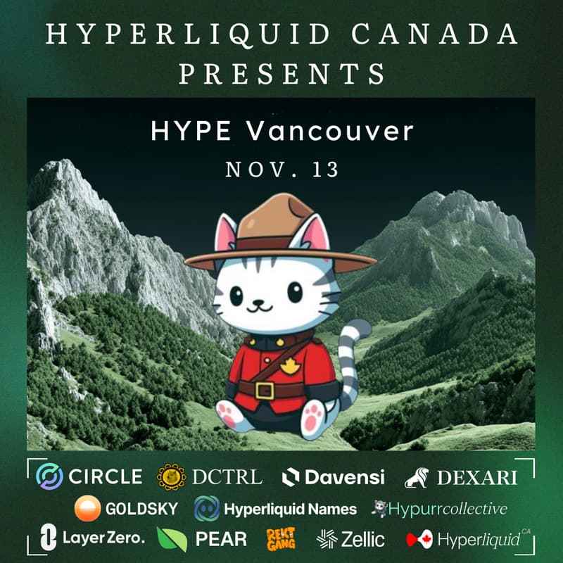 Cover Image for Hyperliquid Canada Presents: HYPE Vancouver