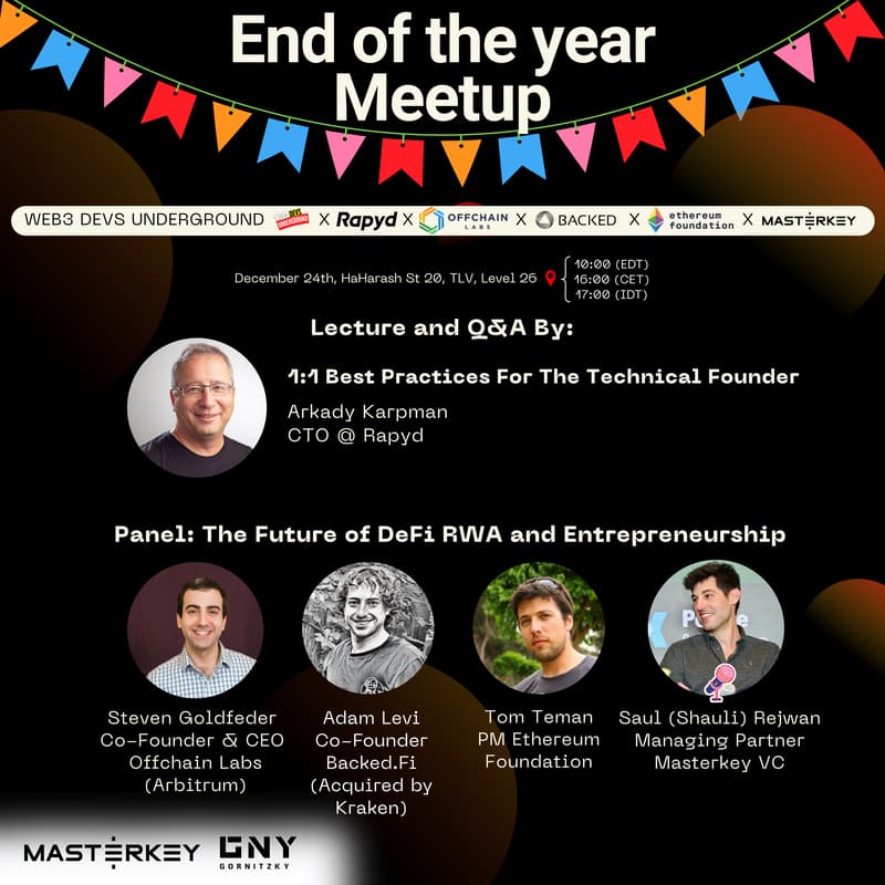 Cover Image for End of year Meetup of the Web3 Developers Underground community