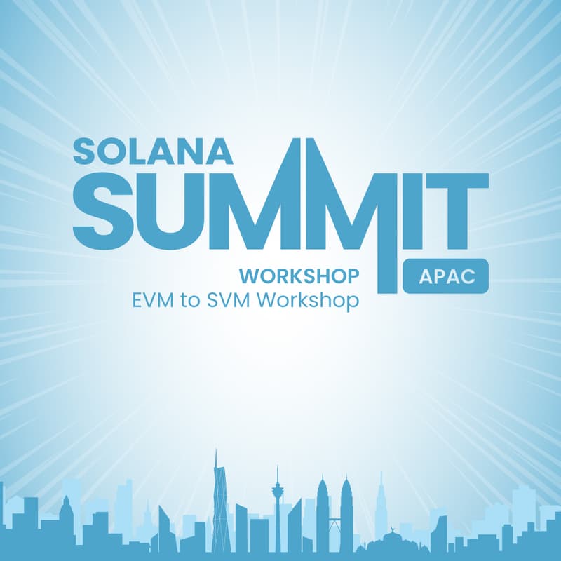 Cover Image for EVM to SVM Workshop