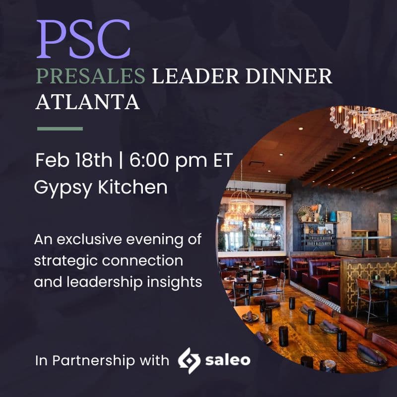 Cover Image for Presales Leader Dinner Atlanta