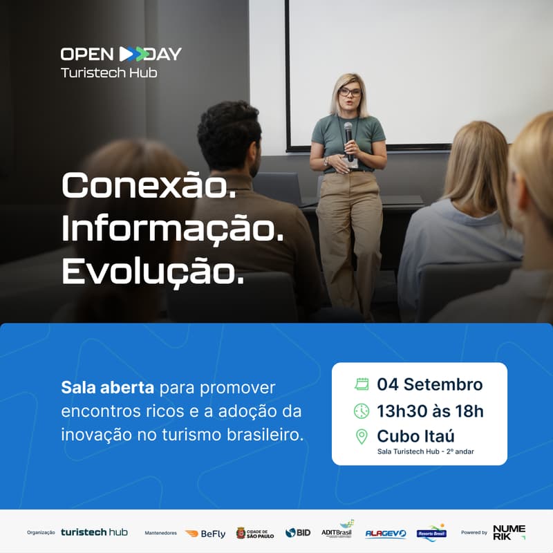 Imagem de capa para Open Day #2 | Turistech Hub