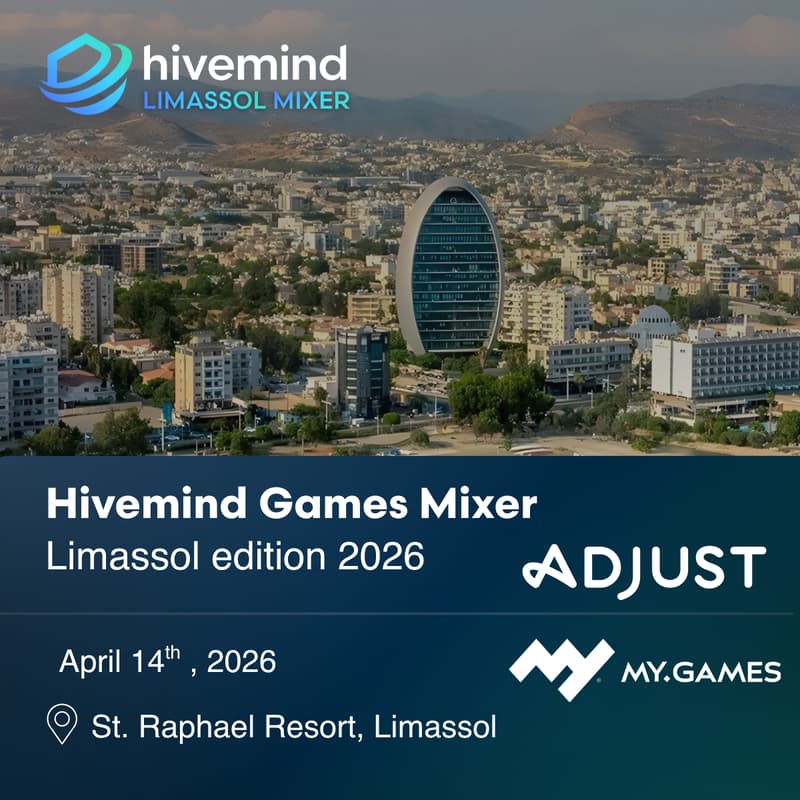 Cover Image for Hivemind World Games, Apps & Growth Mixer - Limassol