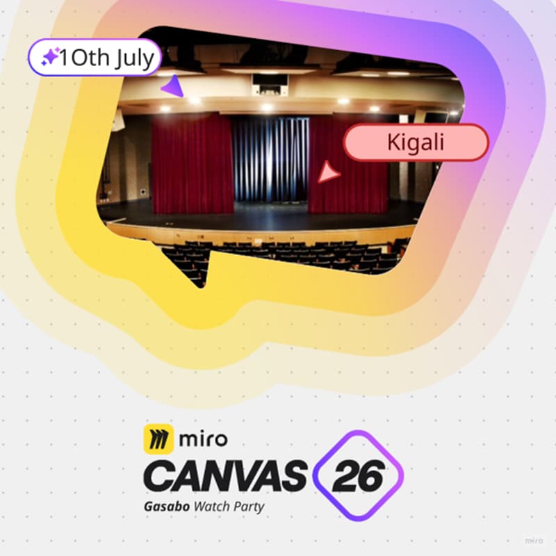 Cover Image for Miro Canvas 26 Watch Party – Gasabo Edition: Build, Collaborate & AI Together