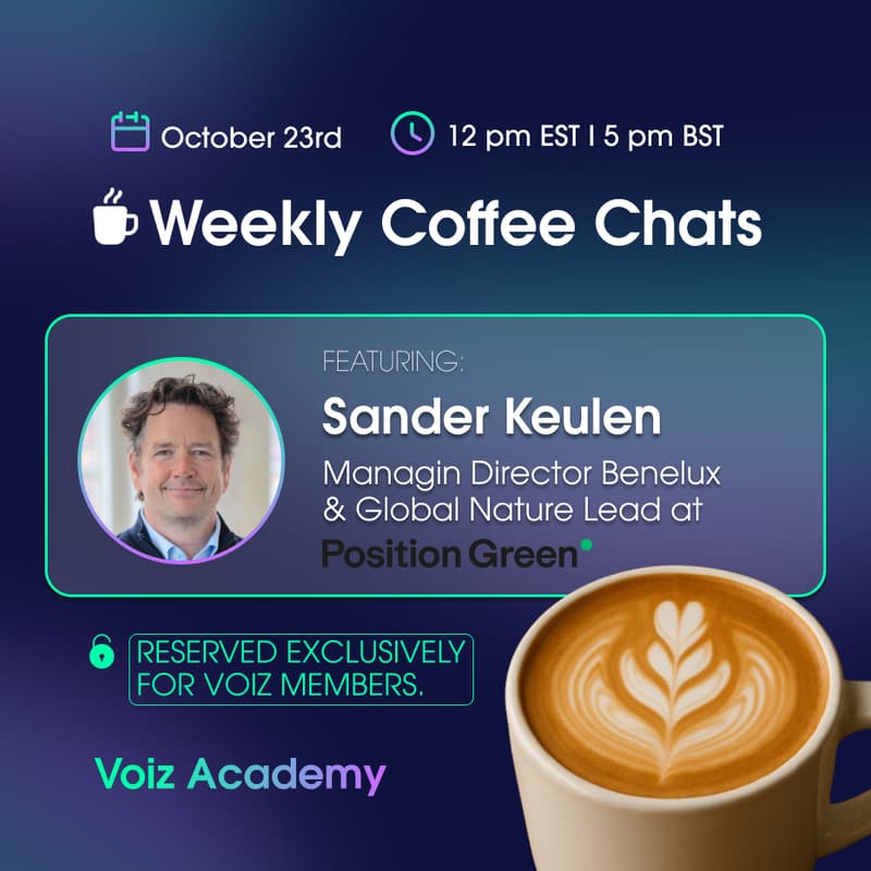 Cover Image for Coffee Chat with Sander Keulen, Position Green