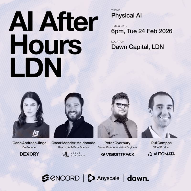 Cover Image for [London] AI After Hours - Encord x Anyscale x Dawn