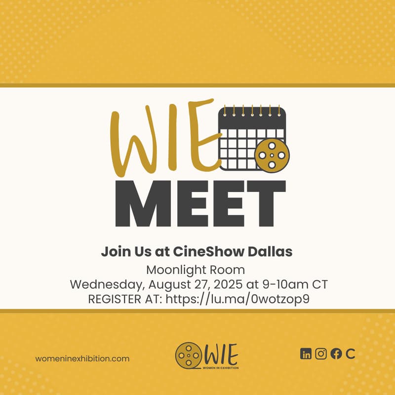 Cover Image for WIE Meetup @ CineShow Dallas
