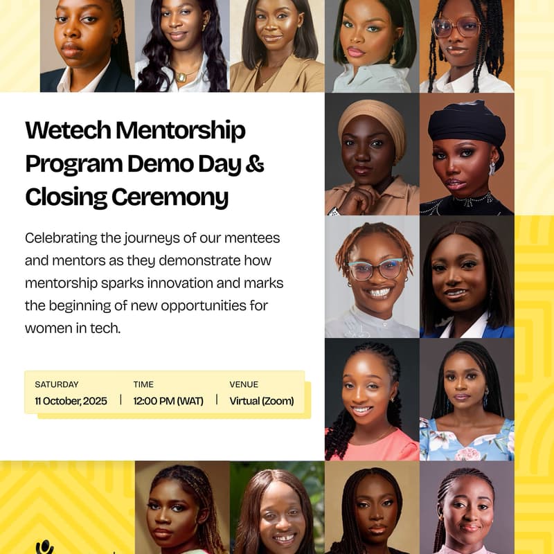 Cover Image for Demo Day: 2025 Wetech Mentorship Program