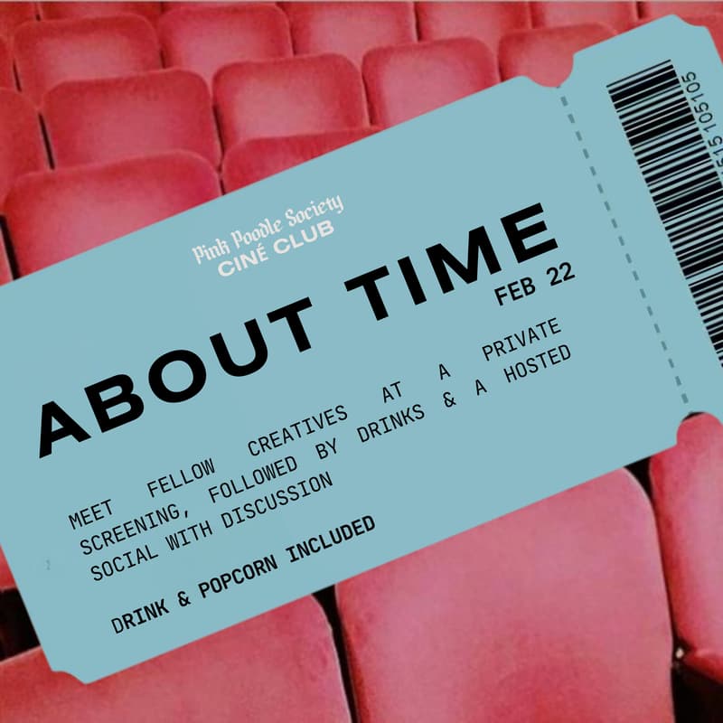 Cover Image for Brussels | Ciné Club for Creatives: About Time,  screening & social