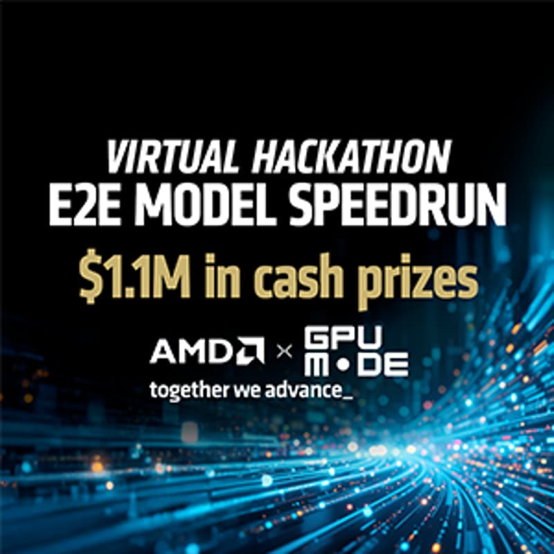 Cover Image for AMD x GPU MODE - E2E Model Speedrun