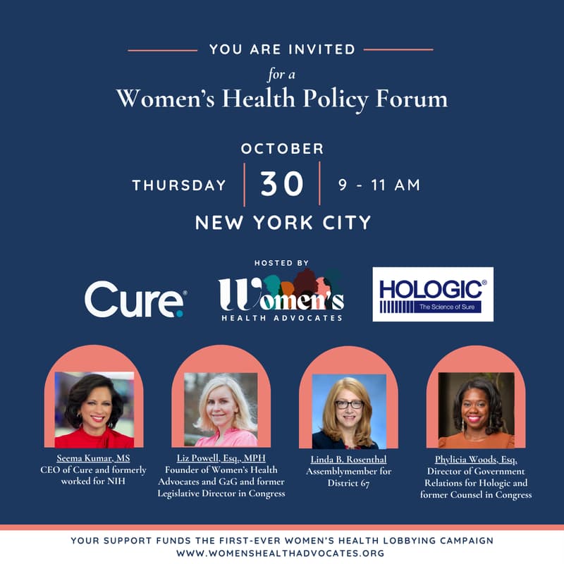 Cover Image for NYC Women's Health Policy Forum
