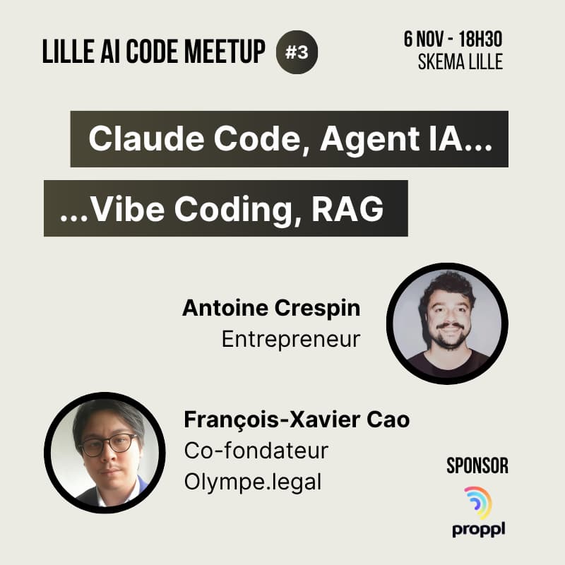 Cover Image for Lille AI Code Meetup #3 – Nouveau format ouvert à tous !