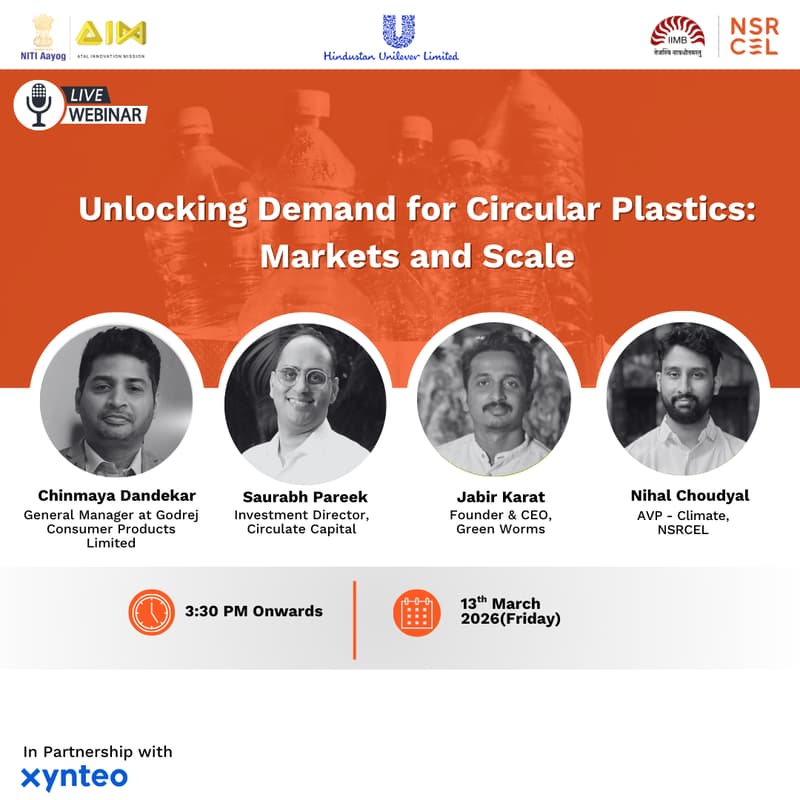 Cover Image for Webinar ♻️ Unlocking Demand for Circular Plastics: Markets and Scale