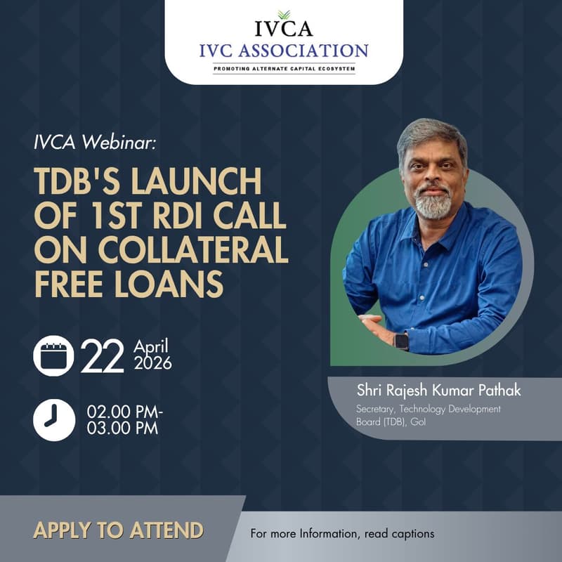 Cover Image for IVCA Webinar: TDB's Launch of 1st RDI Call on Collateral Free Loans