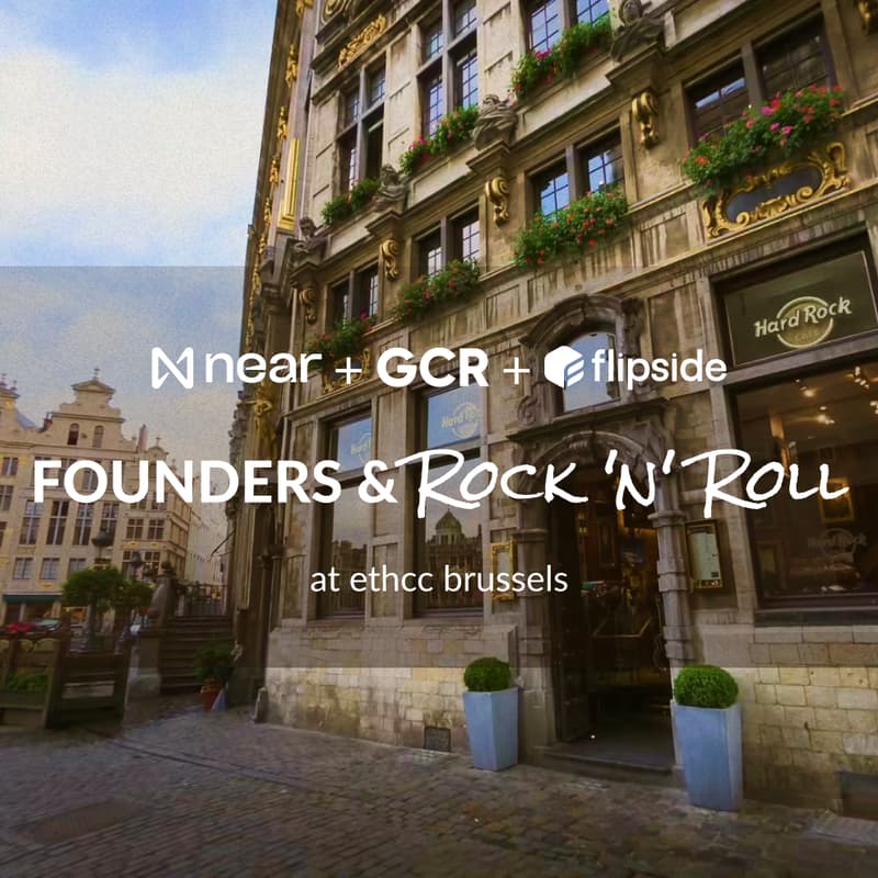 Cover Image for Founders & Rock 'n' Roll with NEAR Horizon, GCR, and Flipside