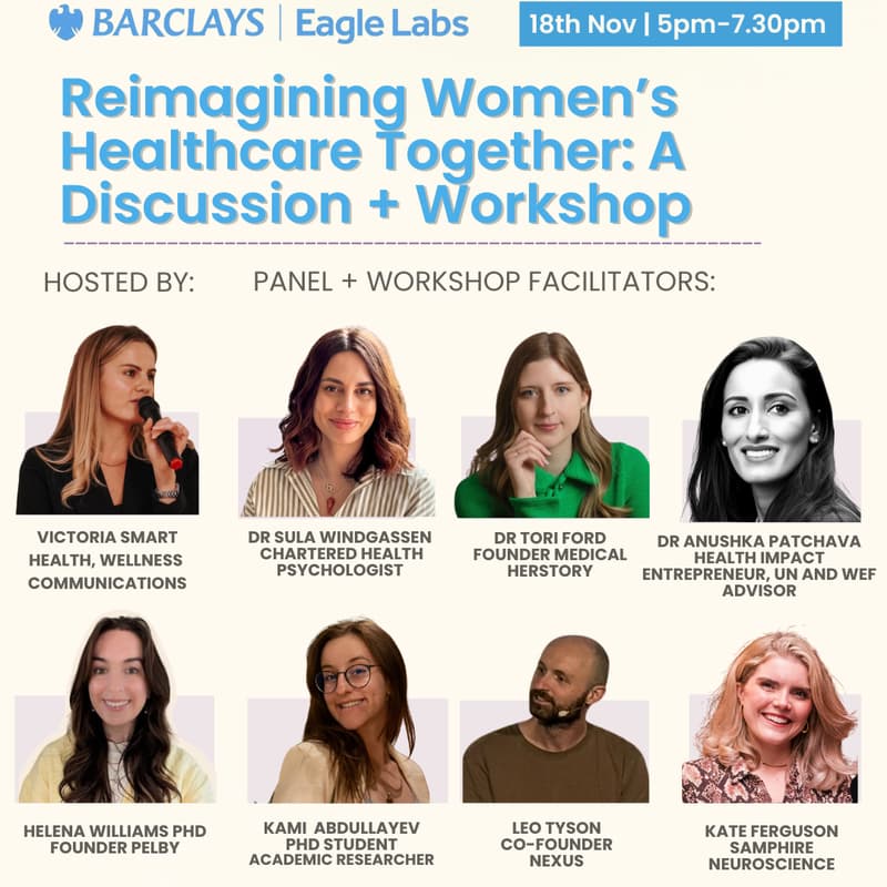 Cover Image for How to Advocate For Yourself. Lived Experiences + Future of Women's Healthcare. Panel + Workshop