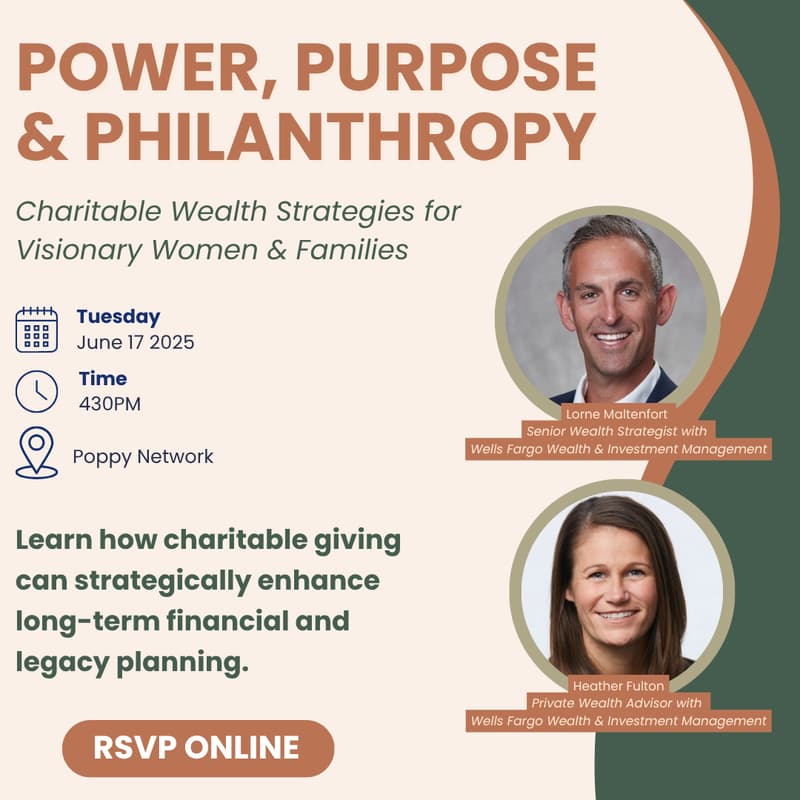 Cover Image for Power, Purpose & Philanthropy: Charitable Wealth Strategies for Visionary Women & Families