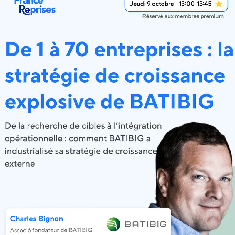 Cover Image for De 1 à 70 entreprises : la stratégie de croissance explosive de BATIBIG