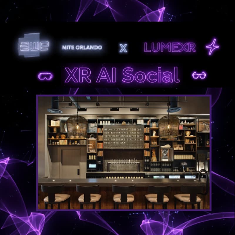 Cover Image for AWE Nite Orlando & LumeXR present: XR AI Social