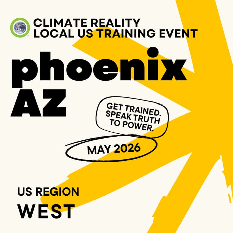 Cover Image for Phoenix, AZ - Climate Reality Local Training Event